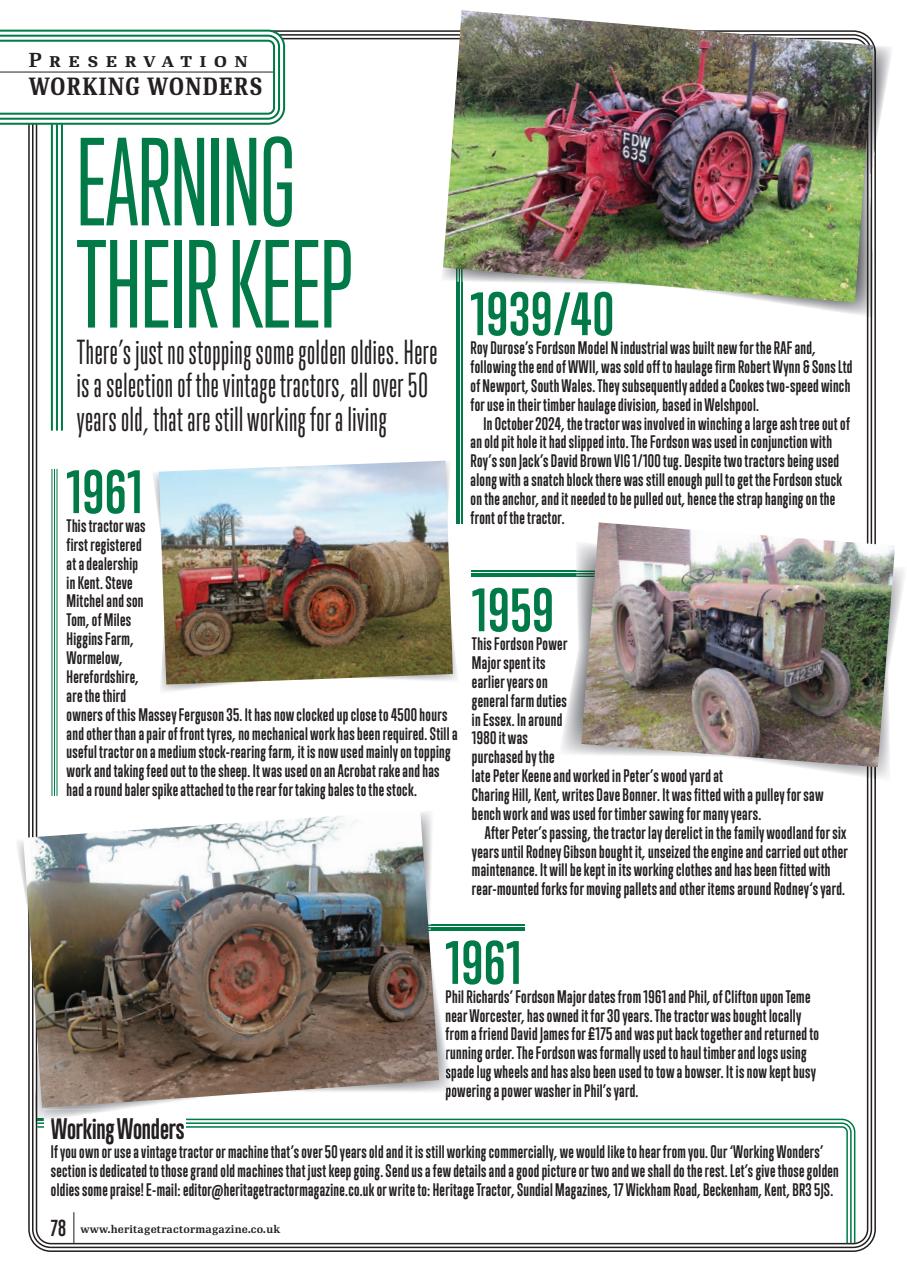 Classic Tractor Preview Pages