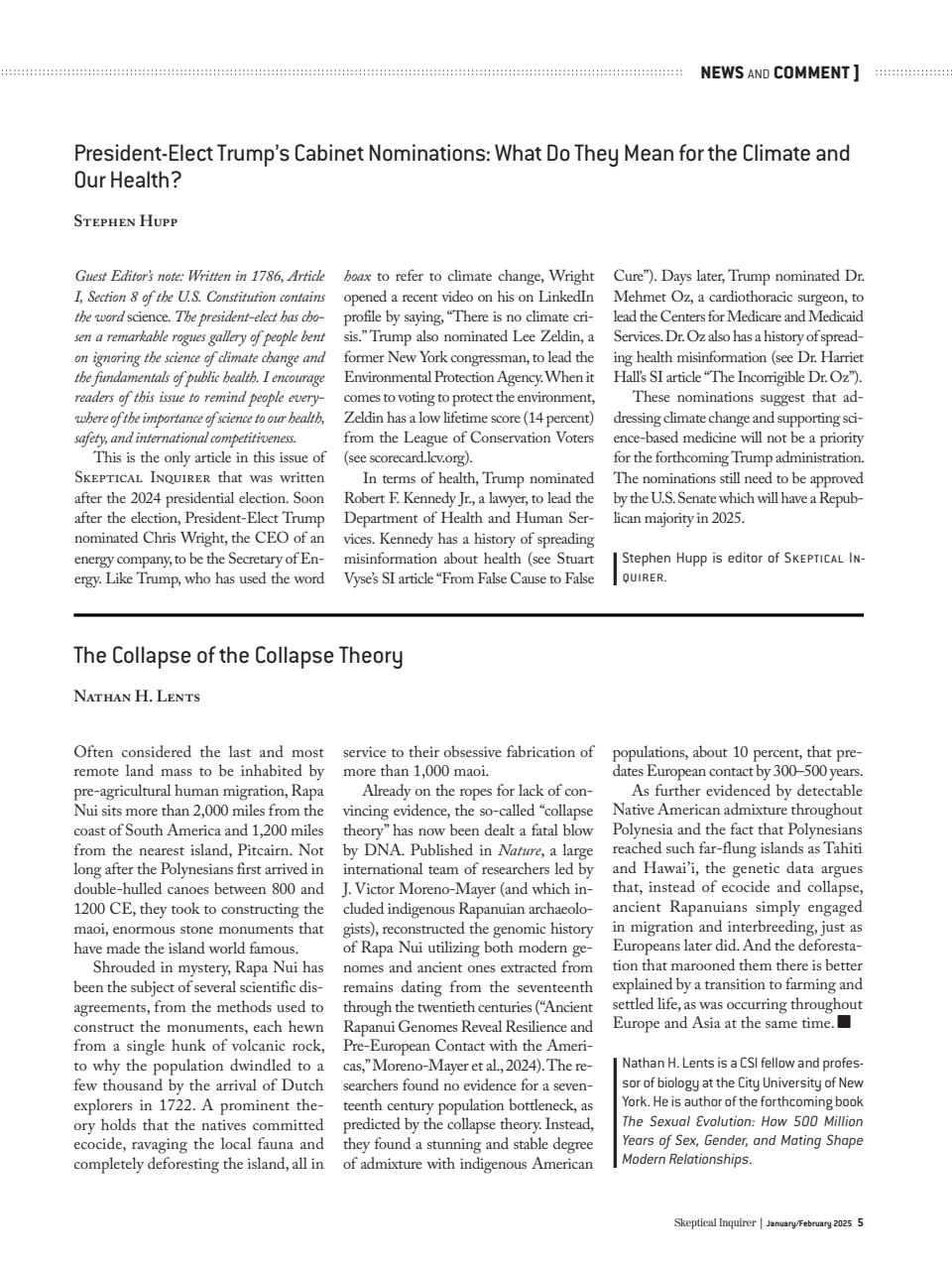 Skeptical Inquirer Preview Pages