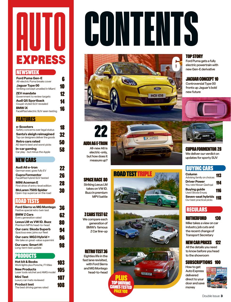 Auto Express Preview Pages