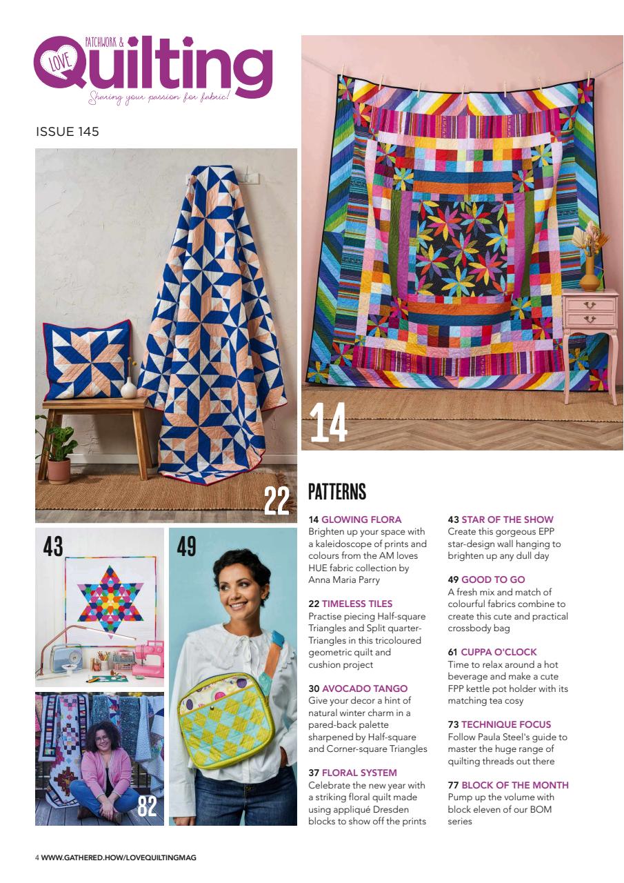 Love Patchwork & Quilting Preview Pages