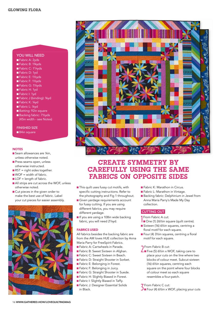 Love Patchwork & Quilting Preview Pages