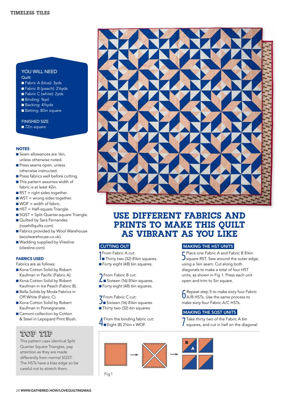 Love Patchwork & Quilting Preview Pages