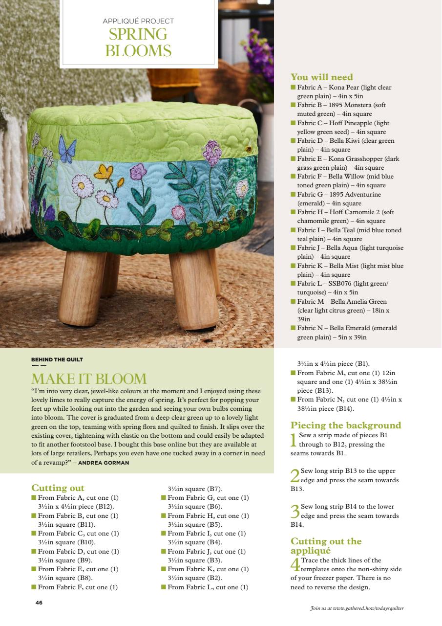 Today’s Quilter Preview Pages