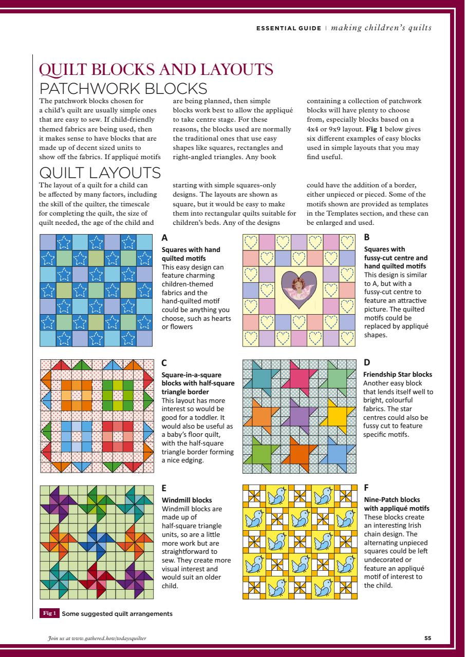 Today’s Quilter Preview Pages
