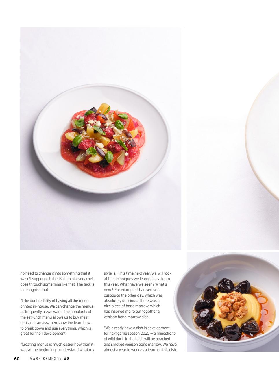 Chef & Restaurant Magazine Preview Pages
