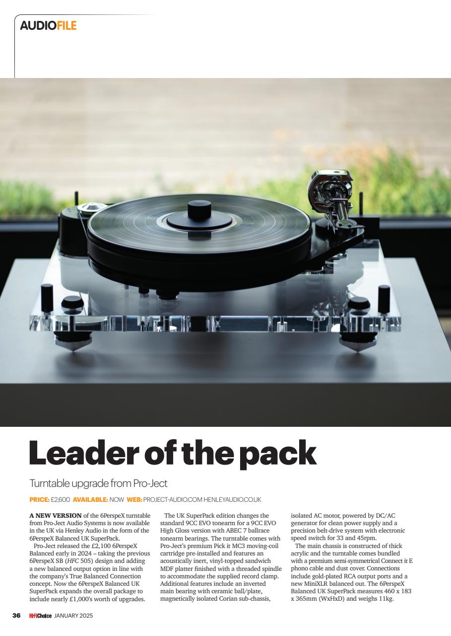 Hi-Fi Choice Preview Pages
