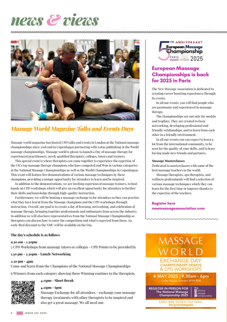 Massage World Preview Pages