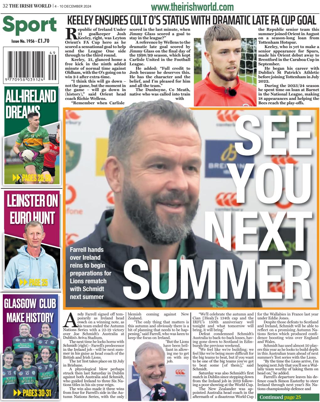 Irish World Preview Pages