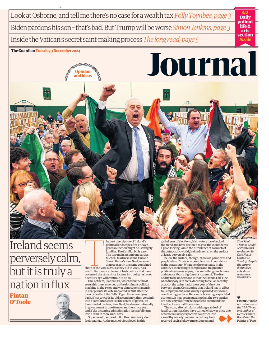 The Guardian Newspaper Preview Pages