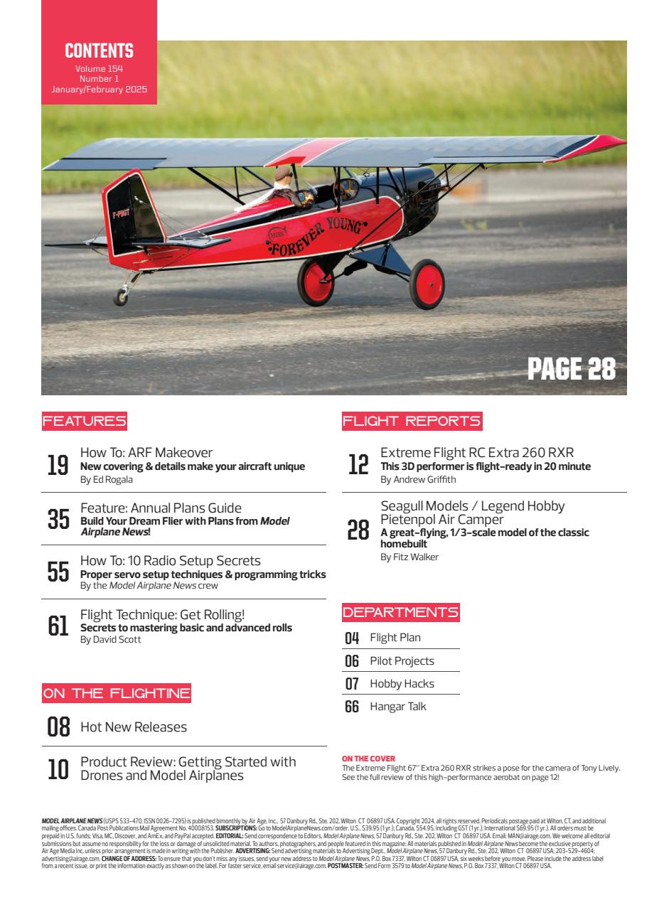 Model Airplane News Preview Pages
