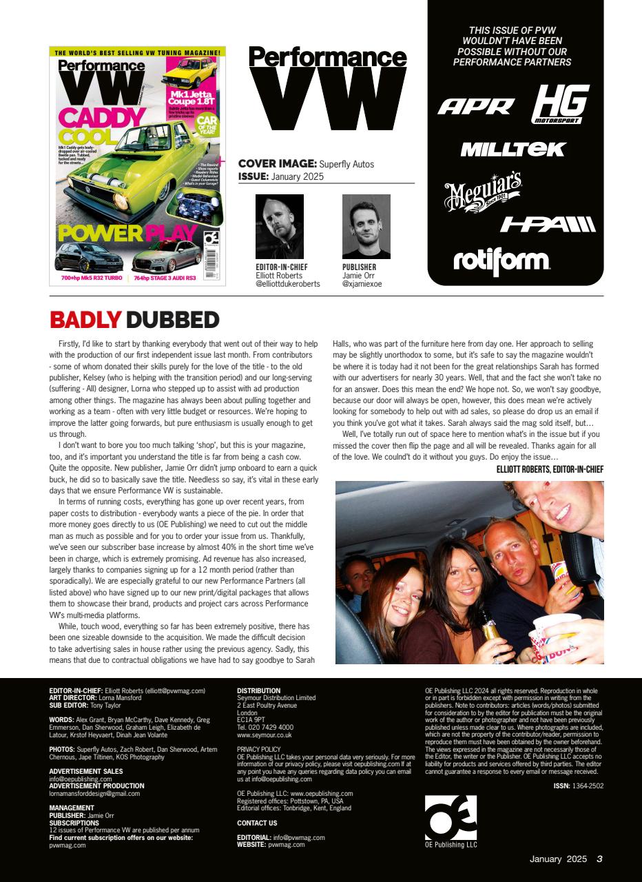 Performance VW Preview Pages