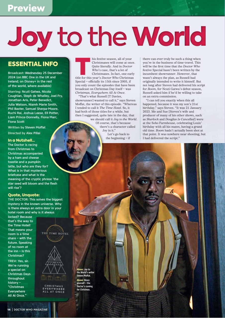 Doctor Who Magazine Preview Pages
