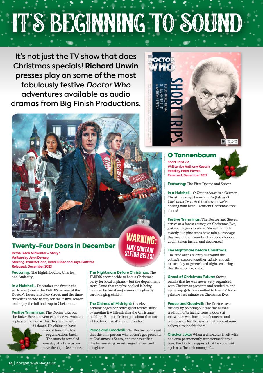 Doctor Who Magazine Preview Pages