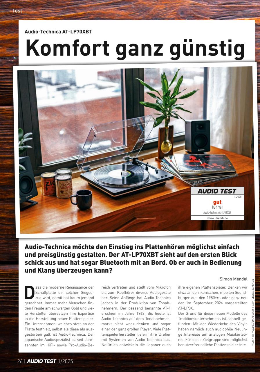 Audio Test Preview Pages