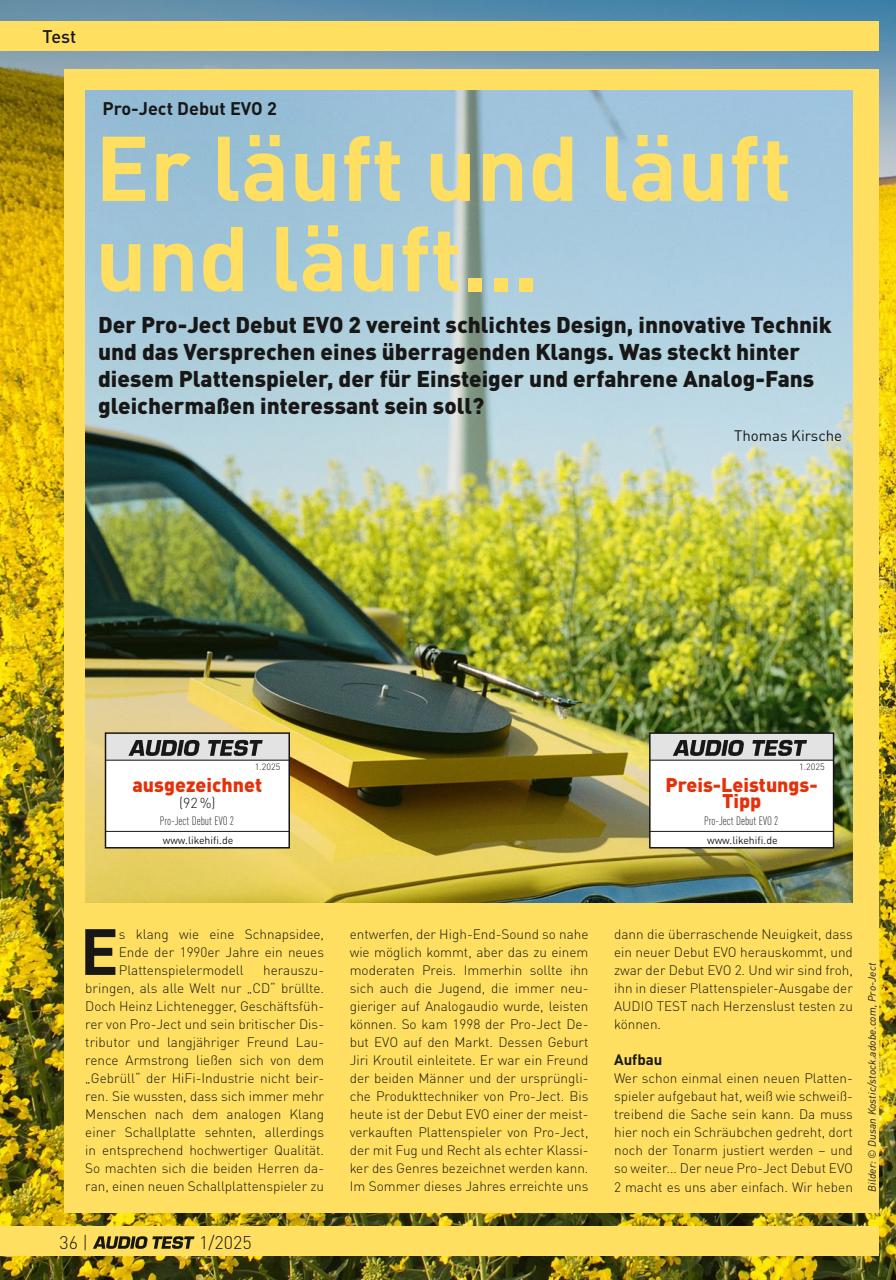 Audio Test Preview Pages