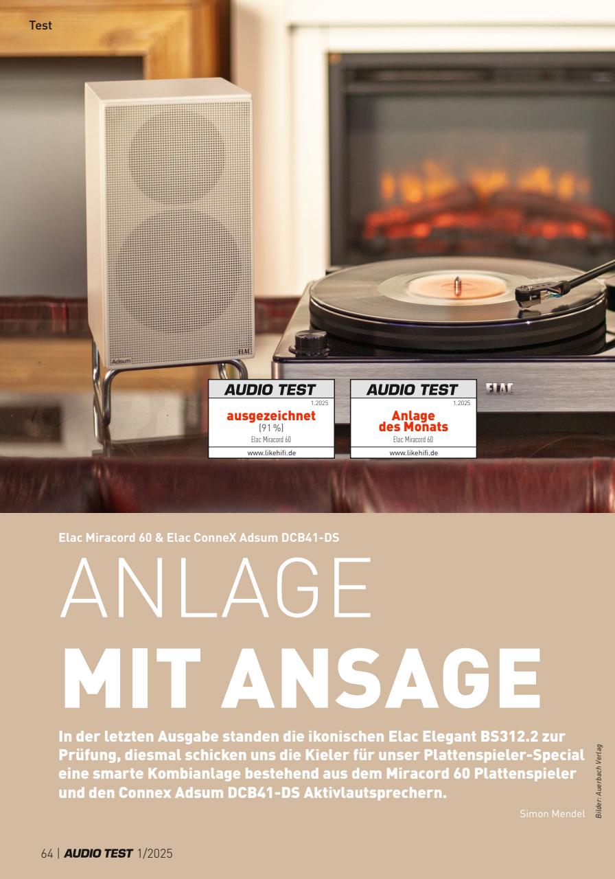 Audio Test Preview Pages