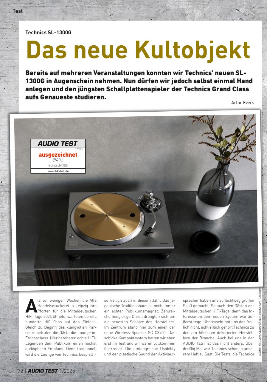 Audio Test Preview Pages