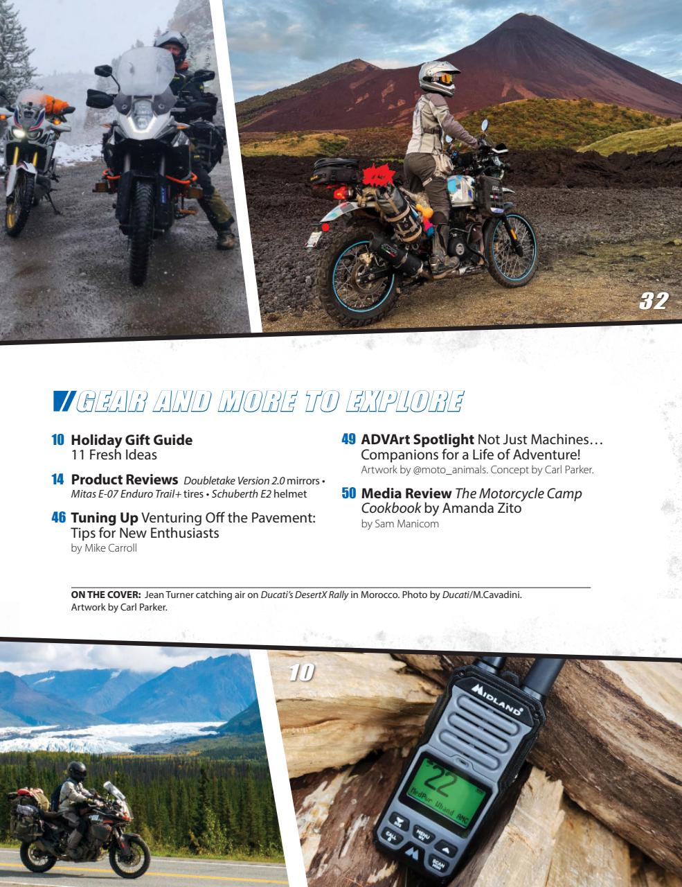 Adventure Motorcycle Preview Pages