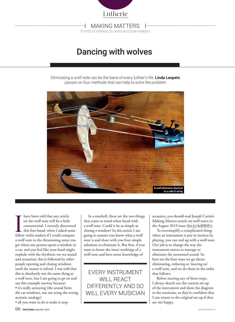 The Strad Preview Pages