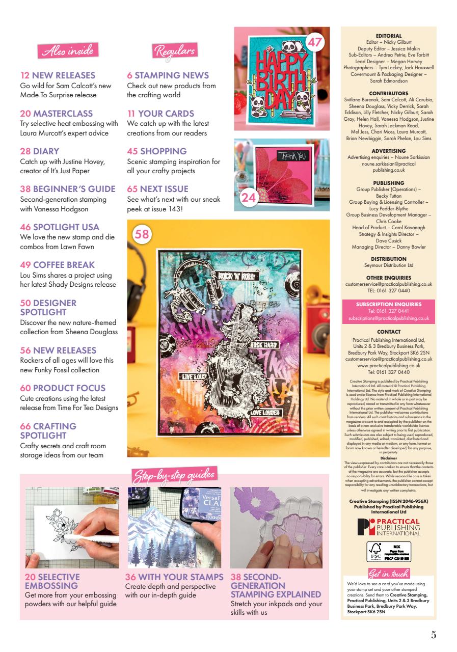 Creative Stamping Preview Pages