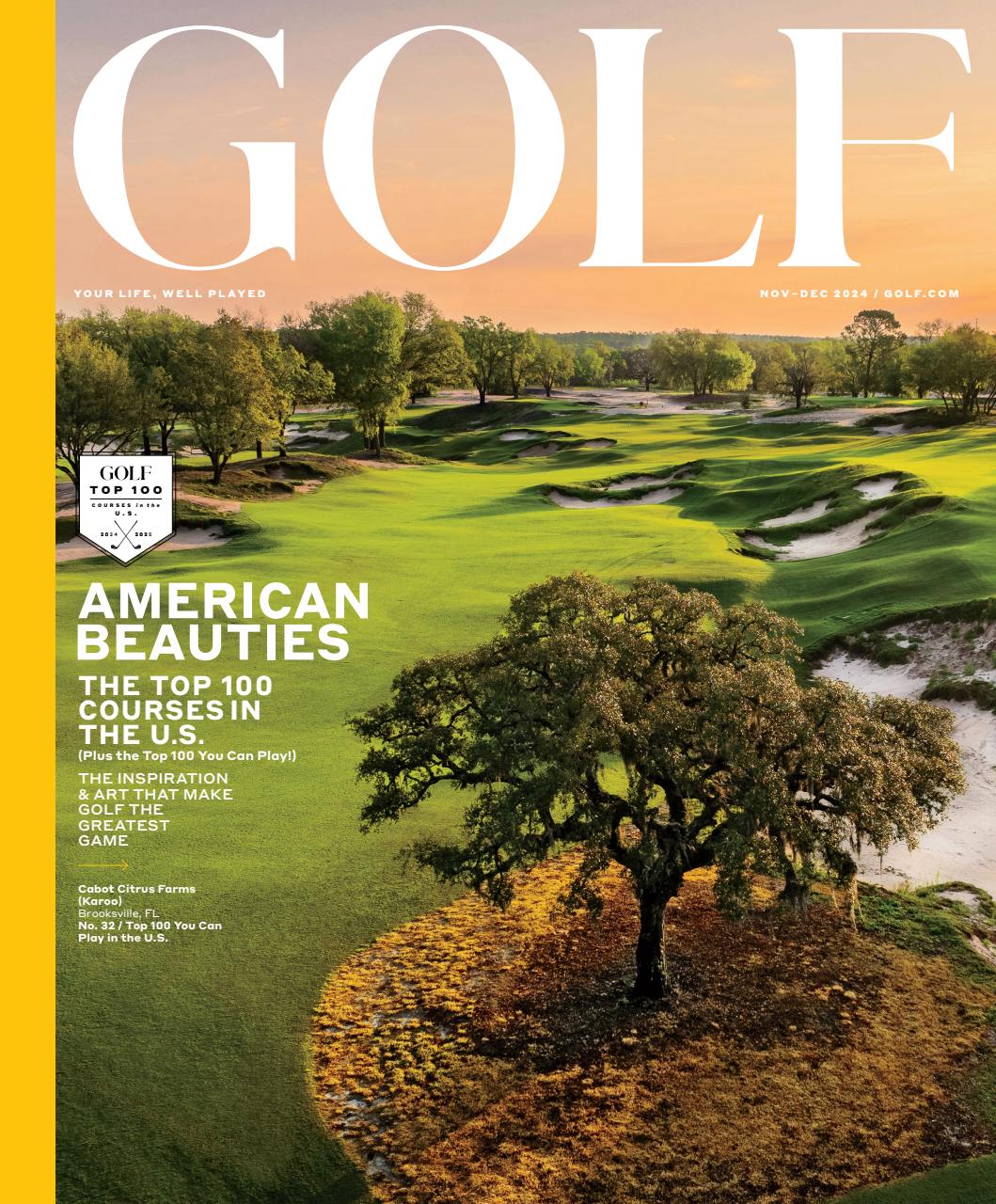 Golf Magazine Preview Pages