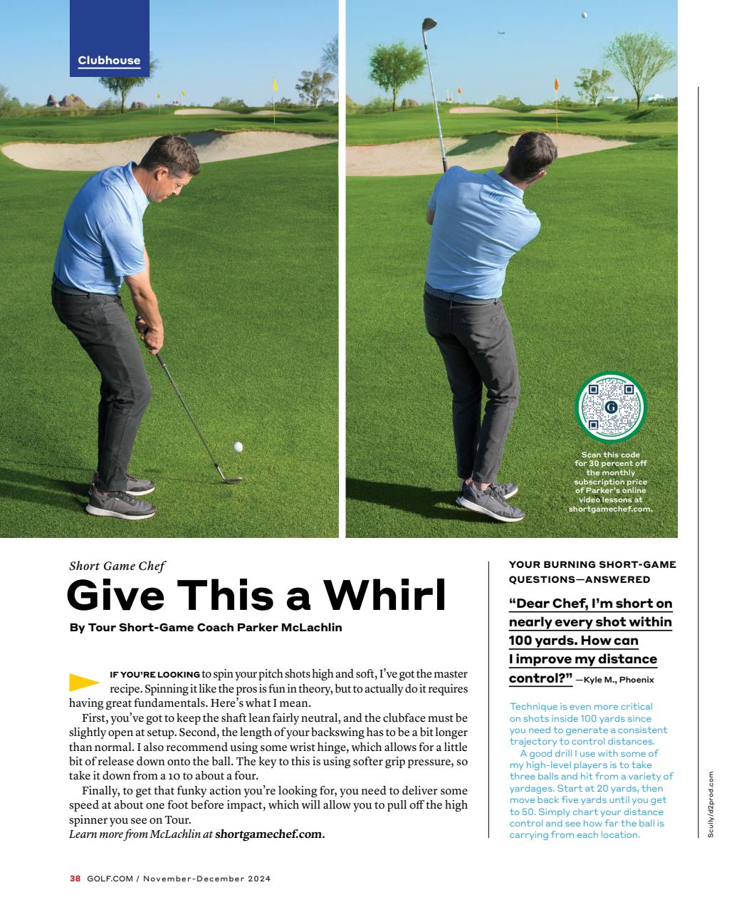 Golf Magazine Preview Pages