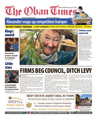 The Oban Times & Lochaber Times issue Thursday, December 05, 2024