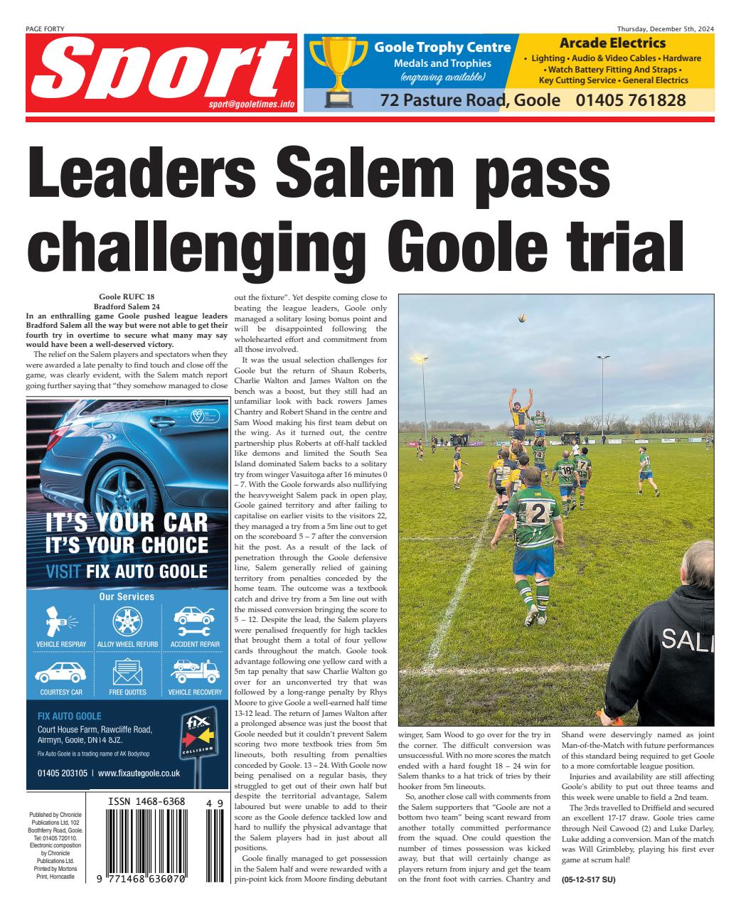 Goole Times Preview Pages