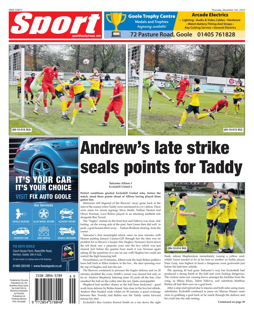 Selby Times Preview Pages
