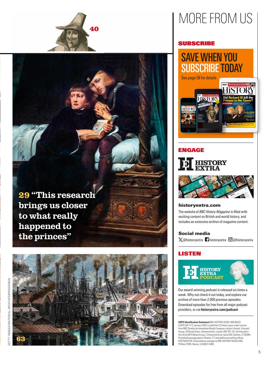 BBC History Magazine Preview Pages