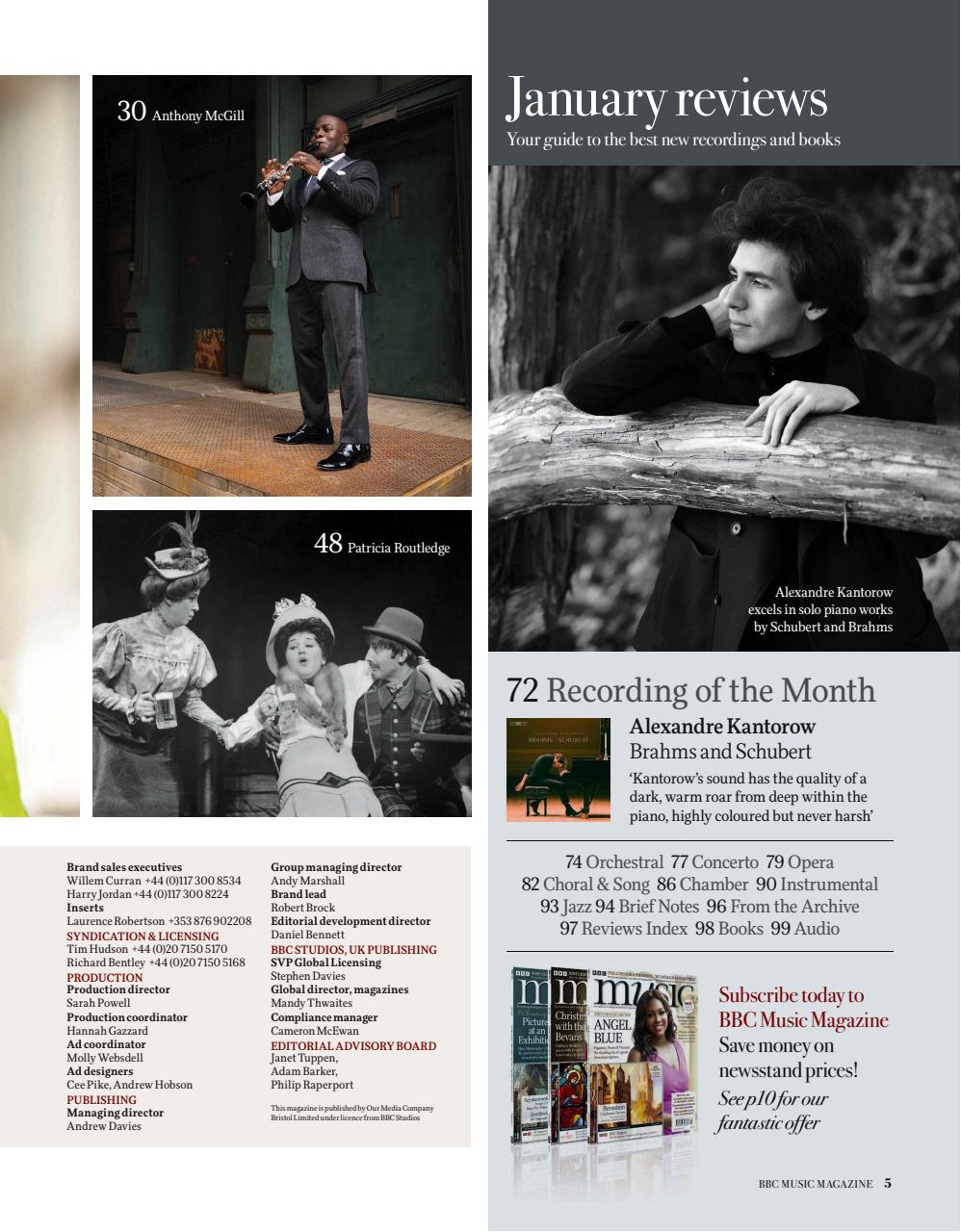 BBC Music Magazine Preview Pages