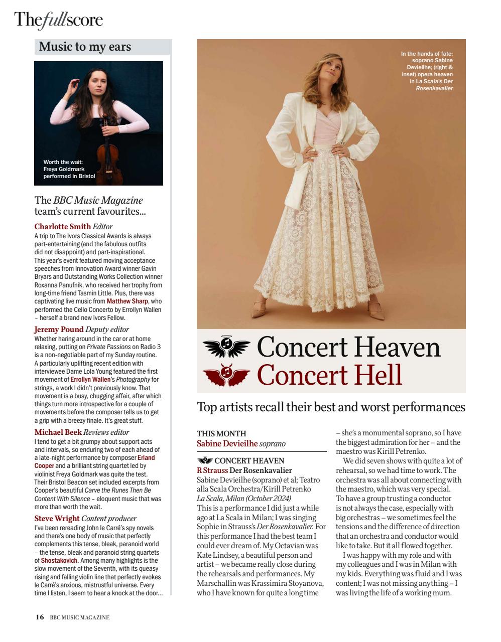 BBC Music Magazine Preview Pages