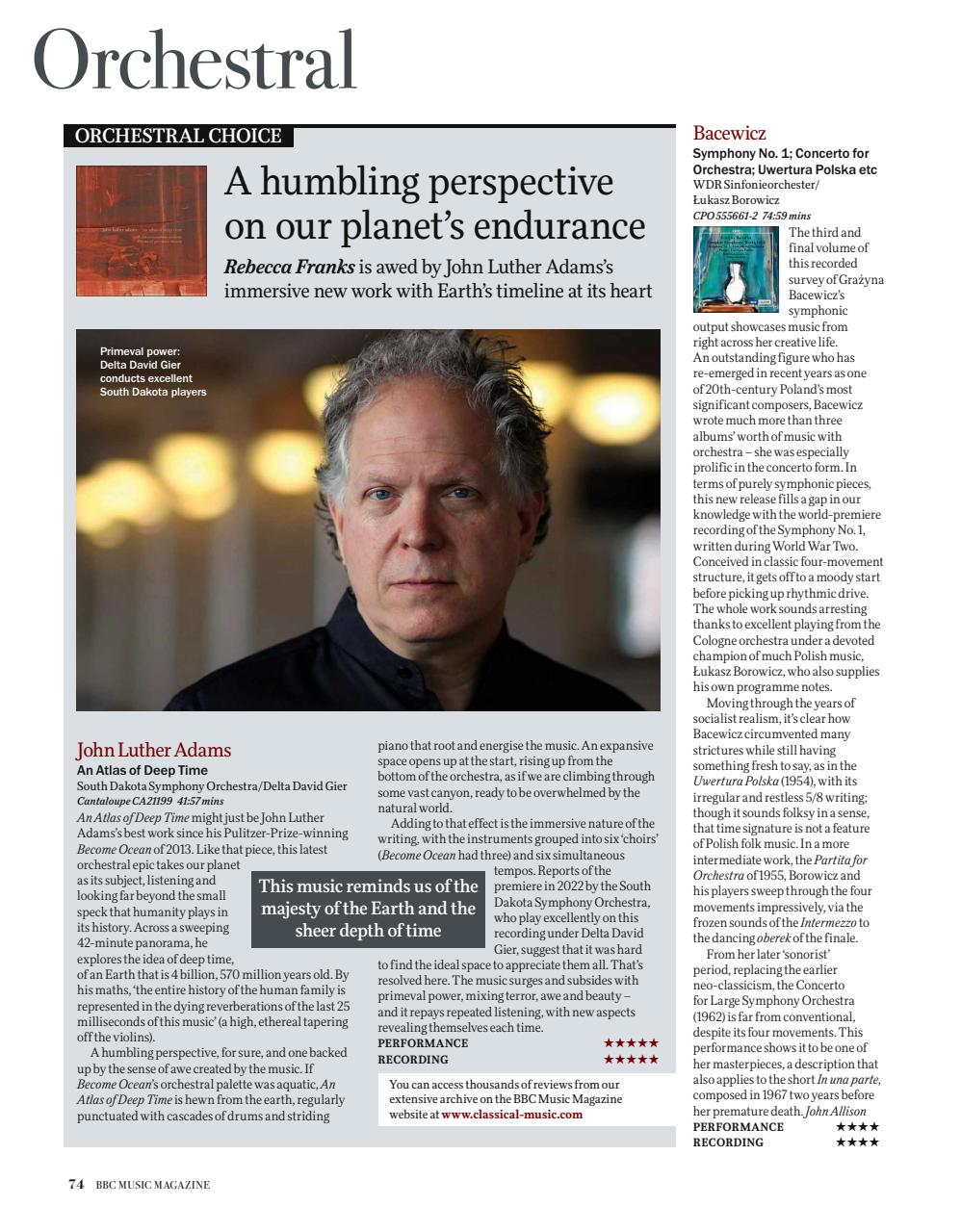 BBC Music Magazine Preview Pages