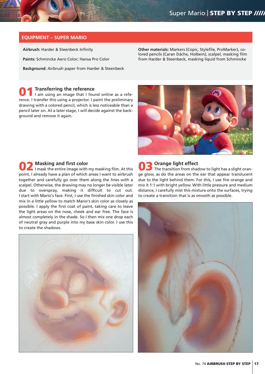 Airbrush Step by Step Preview Pages