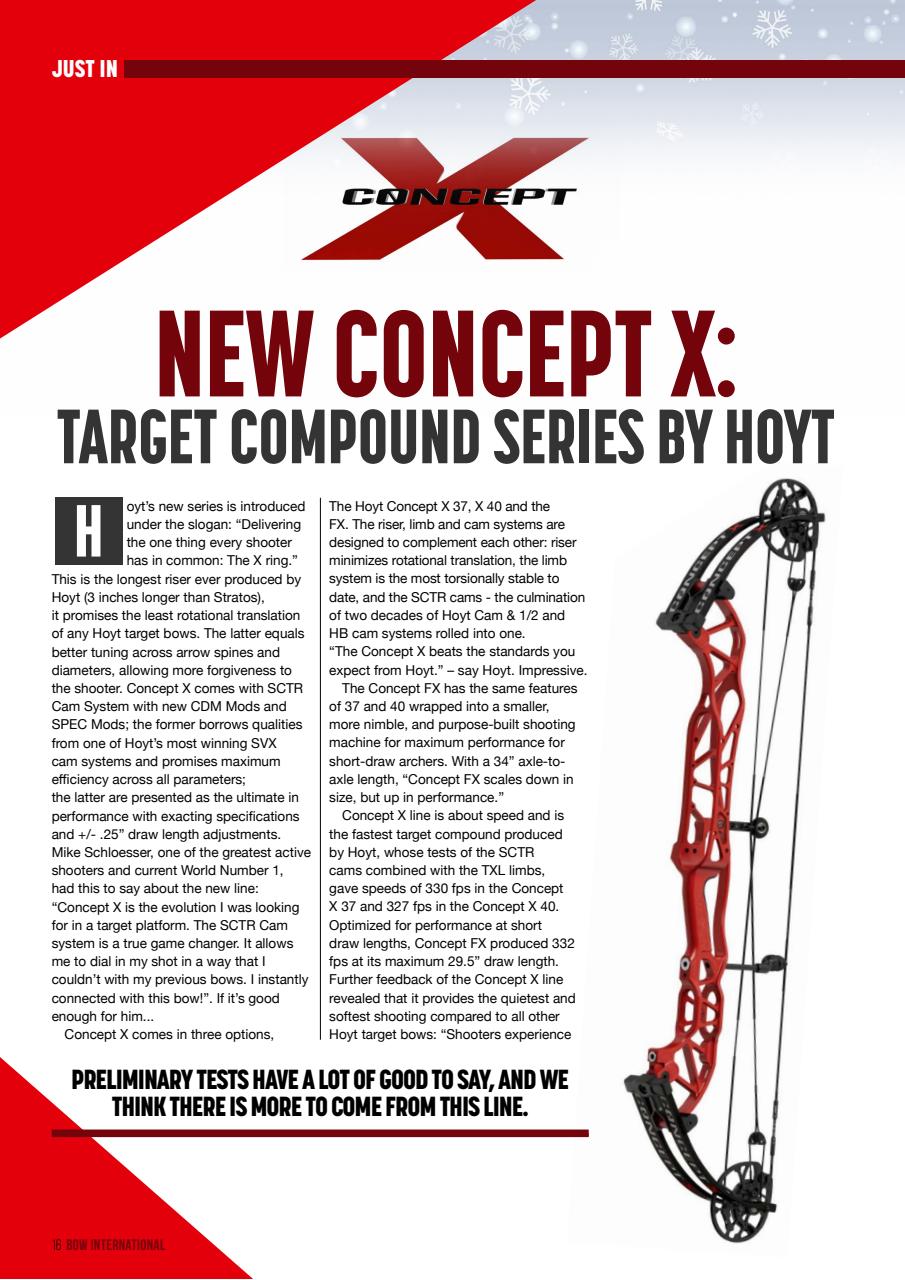 Bow International Preview Pages