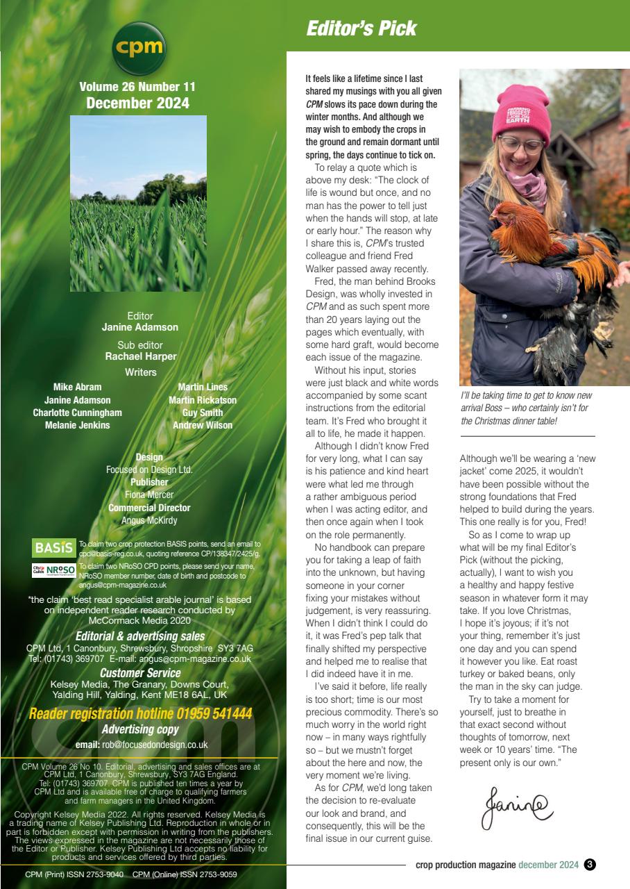 Crop Production Magazine Preview Pages