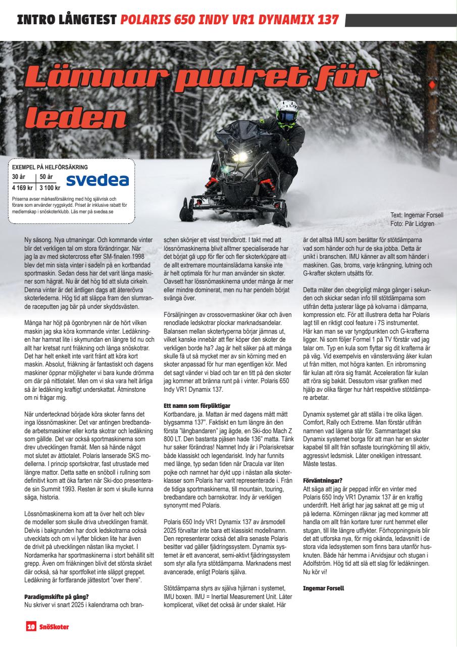 Tidningen Snöskoter Preview Pages