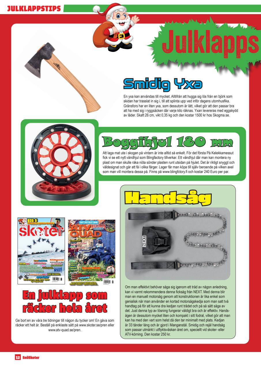 Tidningen Snöskoter Preview Pages