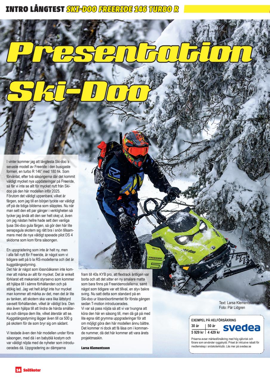 Tidningen Snöskoter Preview Pages