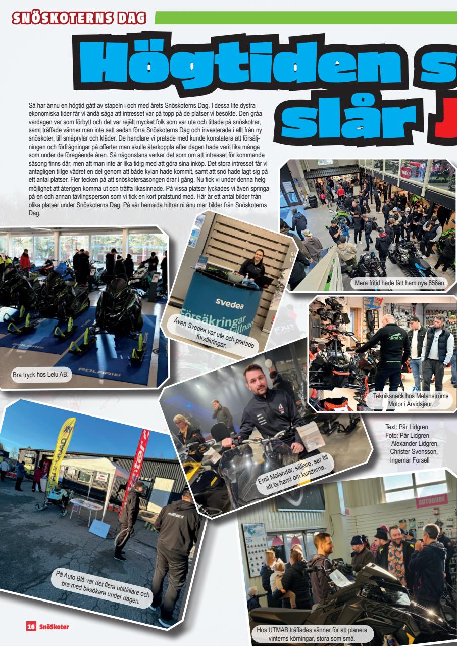 Tidningen Snöskoter Preview Pages
