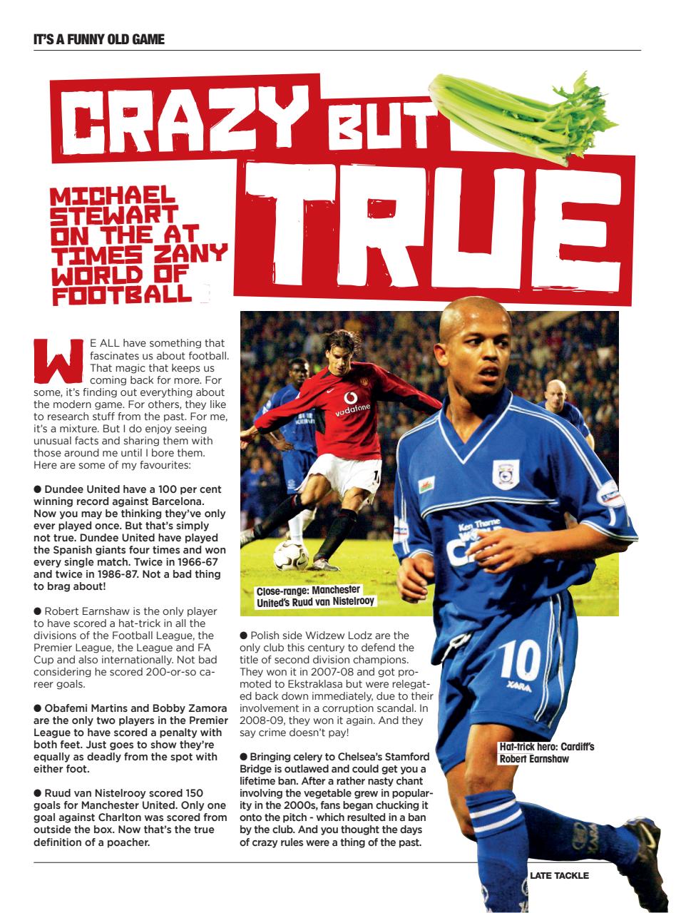 Late Tackle Football Magazine Preview Pages