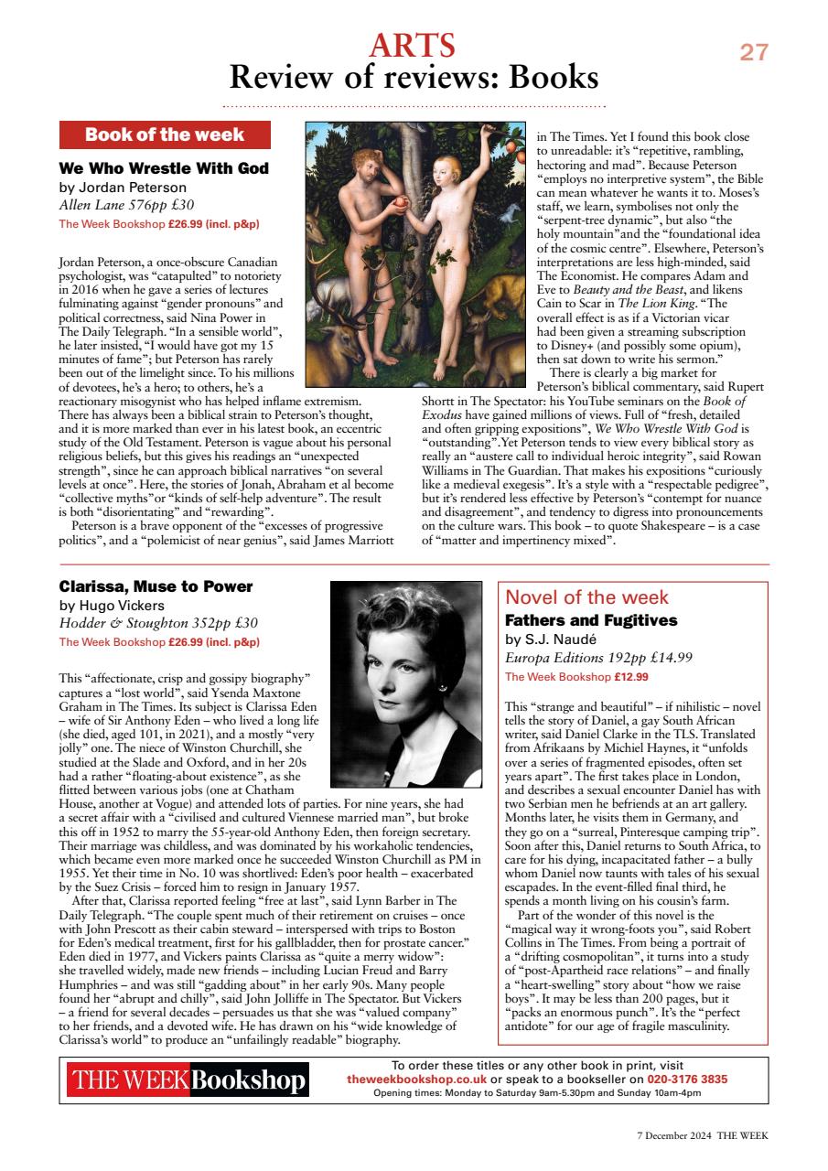 The Week Preview Pages