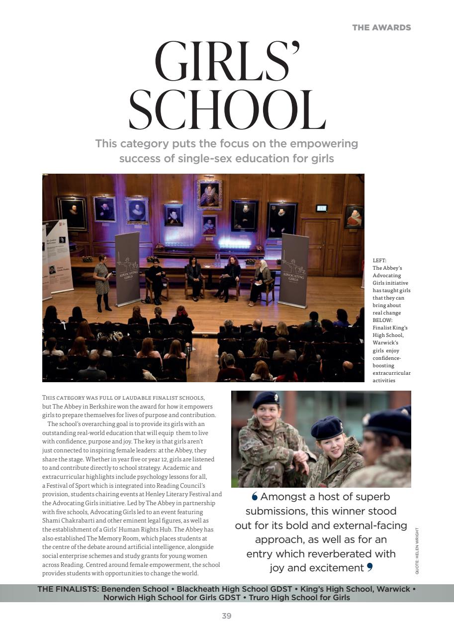Independent School Parent Preview Pages