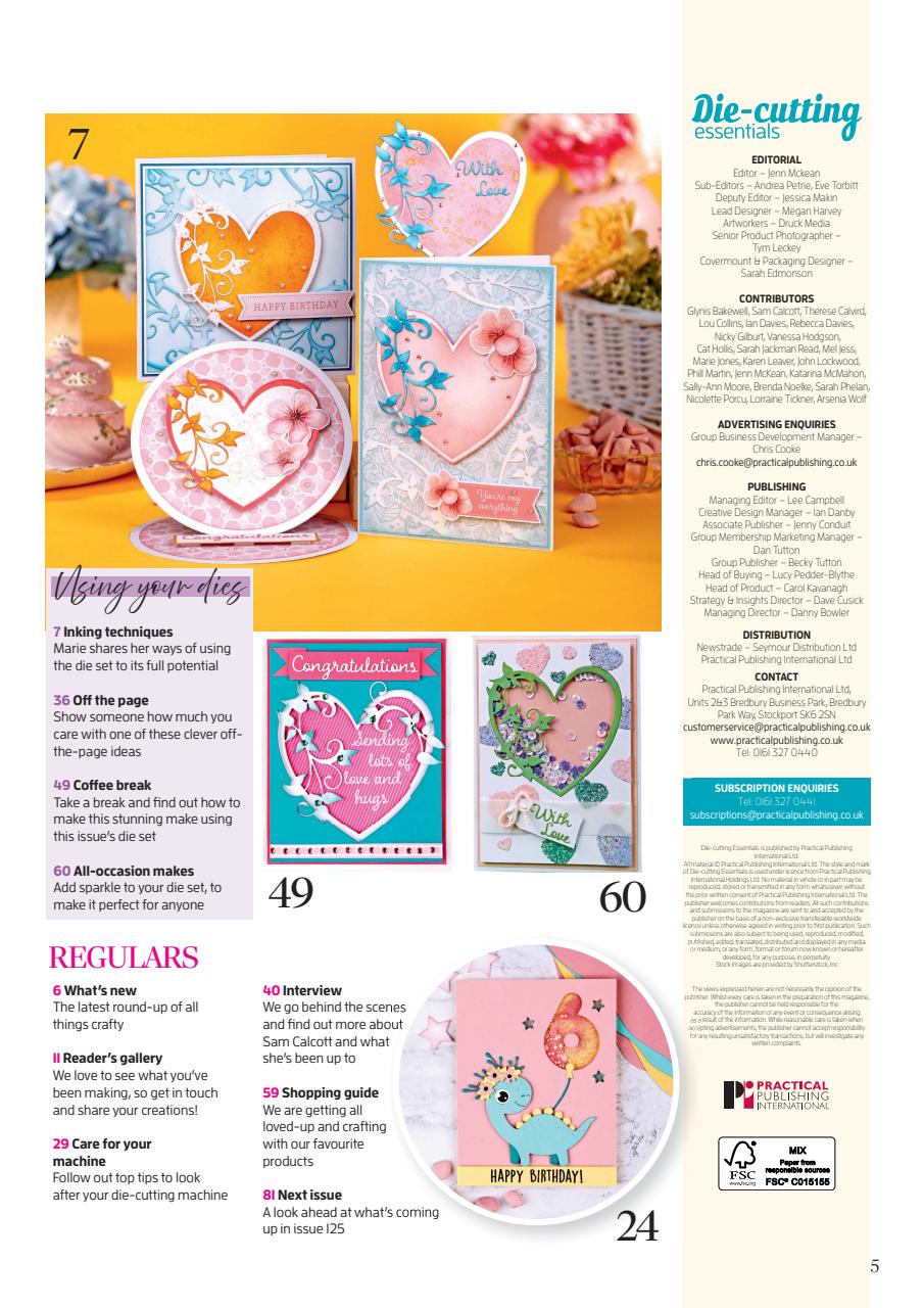 Die-Cutting Essentials Preview Pages