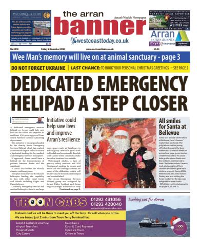 Arran Banner issue Friday, December 06, 2024