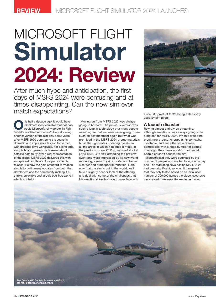 PC Pilot Preview Pages