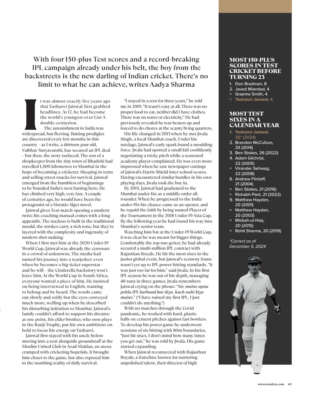 Wisden Cricket Monthly Preview Pages