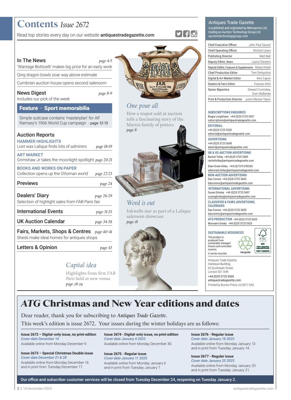 Antiques Trade Gazette Preview Pages