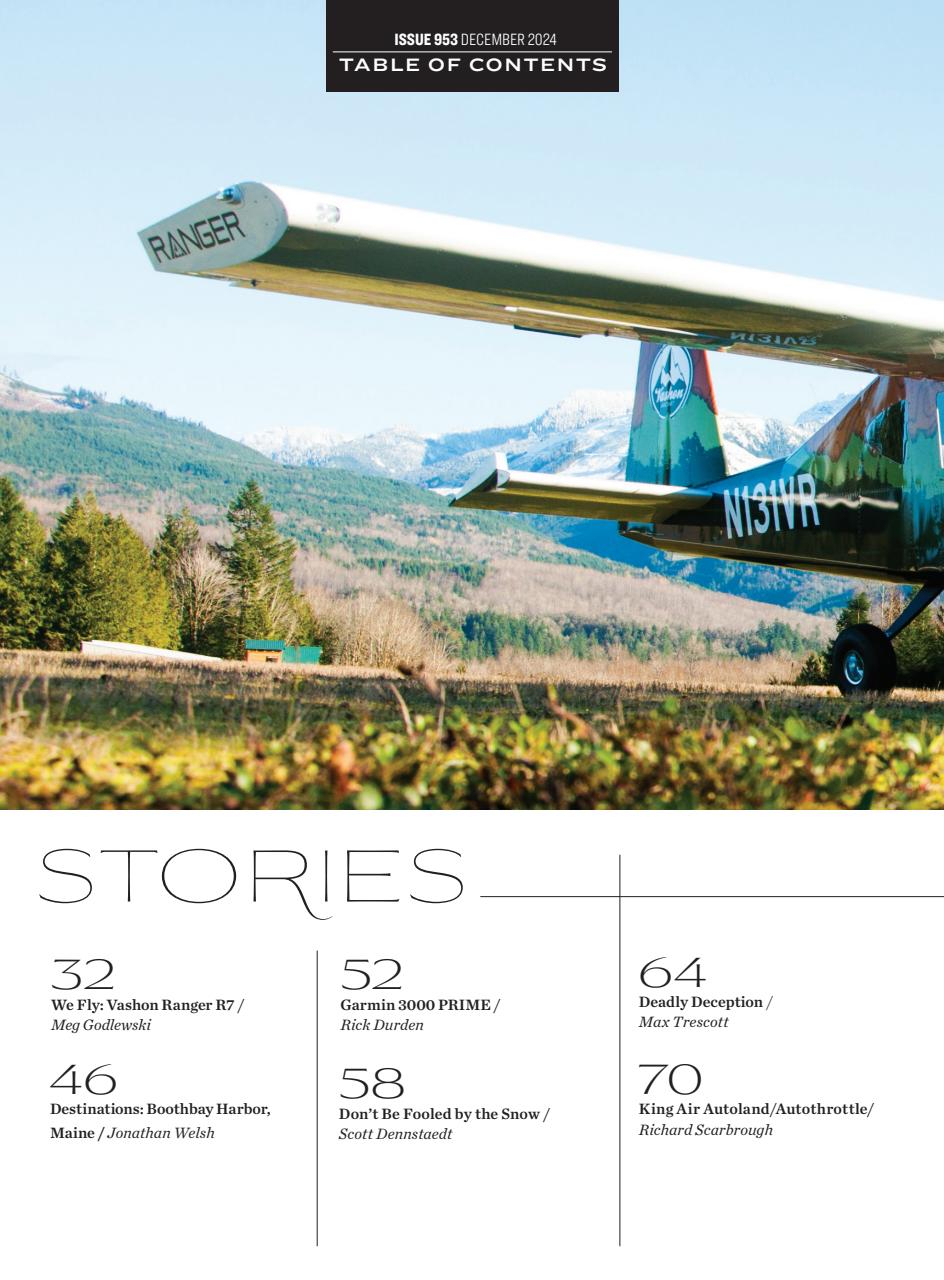 FLYING Magazine Preview Pages