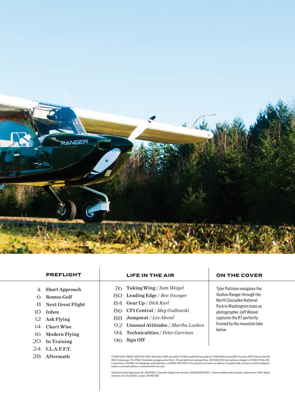 FLYING Magazine Preview Pages